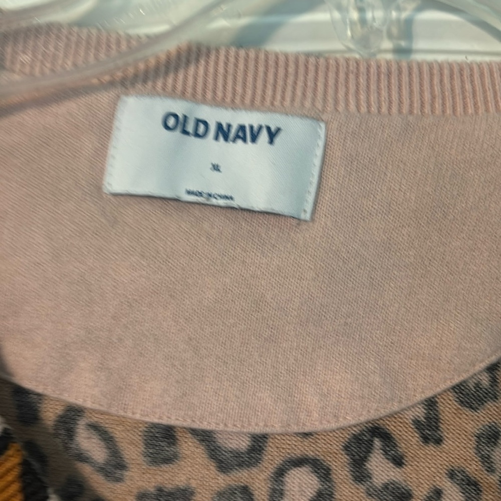 Old Navy cheetah print- cardigan - Picture 5 of 5